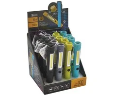 Žibintuvėlis LED 3W + 1LED, 230lm, su magnetu, EMOS