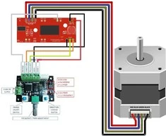 Oem Žingsninio variklio greičio reguliatorius PWM 12-24VDC