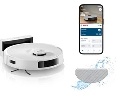 Bosch BCRC1W Dulkių siurblys-robotas "Spotless", baltos spalvos