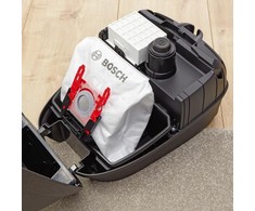 Dulkių siurblys Bosch BGL6POW1 Serie | 6 su maišeliu, ProPower, juodas