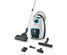Bosch BGL8SIL0L Serija 8, Dulkių siurblys su maišeliu, ProSilence, Baltas