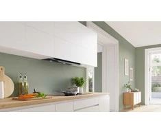 Bosch DBB87DP60 Serija 6, Integruojamasis kamino tipo gartraukis, 80 cm, skaidrus stiklas su juodu atspaudu, Matinė juoda