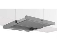 Bosch Serie 2 DFM064W55 gartraukis Semi built-in (pull out) Metallic, Sidabrinis 394 m³/h