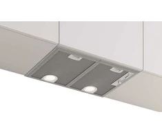 Bosch Serie 4 DHL555BM gartraukis Built-in Metallic, Sidabrinis 604 m³/h