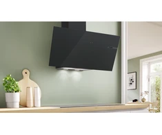Bosch DWK87PN61 Serija 6, Prie sienos montuojamas gartraukis, 80 cm, skaidrus stiklas su juodu atspaudu, Juoda