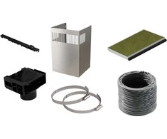 Bosch DWZ1FB3I6 Long-life Clean Air recirculation kit, Nerūdijančio plieno efektas