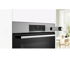Bosch HRG572ES3 Serija 4, Įmontuojamoji orkaitė su papildomų garų funkcija, 60 x 60 cm, Nerūdijančio plieno
