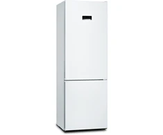 Bosch KGN493WDA Serija 4, Laisvai statomas šaldytuvas-šaldiklis su šaldiklio skyriumi apačioje, 203 x 70 cm, Baltas, Total No Frost