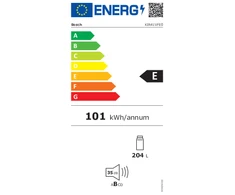 Įmontuojamas šaldytuvas Bosch KIR41VFE0 4 serija, Baltos spalvos