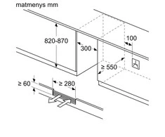 Įmontuojamas vyno šaldytuvas KUW20VHF0 Bosch, talpa 21 butelis, 82cm