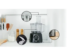 Virtuvinis kombainas Bosch MCM3231B Virtuvės kombainas, MultiTalent 3, 800 W, Juoda, Juodas