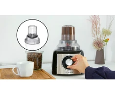 Virtuvinis kombainas Bosch MCM3531M Virtuvės kombainas, MultiTalent 3, 800 W, Juoda, šiaušto nerūdijančio plieno