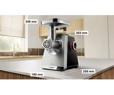 Bosch MFWS860M Serija 8, Mėsmalė, MultiPower, 2500 W, Nerūdijančio plieno