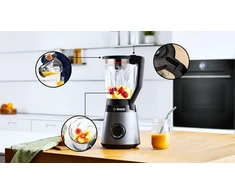 Bosch MMB4151S Serija 4, Trintuvas, VitaPower, 1200 W, Sidabrinės