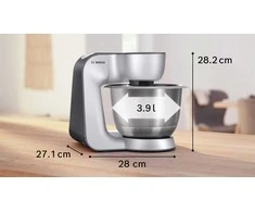 Virtuvinis kombainas Bosch MUM58359 Serija 4, Virtuvės kombainas, MUM 5, 1000 W, Sidabrinės