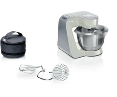 Bosch MUM58L00 Series 4, Kitchen machine, MUM 5, 1000 W, Pilkas, Baltas, Sidabrinis