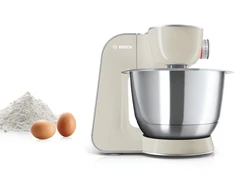 Bosch MUM58L00 Series 4, Kitchen machine, MUM 5, 1000 W, Pilkas, Baltas, Sidabrinis