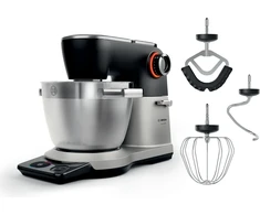 Bosch MUMS8ZS00 Serija 8, Kitchen machine with scale, 1800 W, Sidabrinės, Juodas