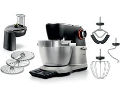 Virtuvinis kombainas Bosch MUMS8ZS13 Serija 8, Kitchen machine with scale, 1800 W, Sidabrinės, Juodas