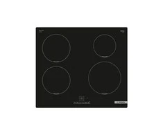 Bosch PUE611BB6E Serija 4, Indukcinė kaitlentė, 60 cm, Juodas, kaitlentė be rėmo