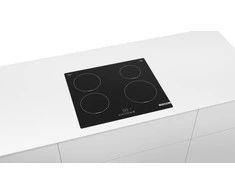Bosch PUE611BB6E Serija 4, Indukcinė kaitlentė, 60 cm, Juodas, kaitlentė be rėmo