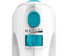 Plakiklis Bosch MFQ2210D Rankinis maišytuvas, CleverMixx FUN, 375 W, Baltas, dinamiškai mėlyna