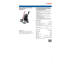 Dulkių siurblys Bosch BGL6POW2 Serie | 6 su maišeliu, ProPower, juodas