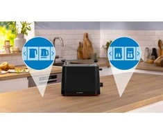 Bosch TAT3M123 Kompaktinis skrudintuvas, MyMoment, Juoda