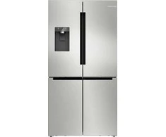 Bosch KFI96APEA Serija 6, Prancūziško tipo apačioje montuojamas šaldiklis, 5 durų, 183 x 90.5 cm, Šlifuotas plienas, atsparus pirštų atspaudams