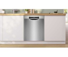 Bosch SMU6ZCI71S Serija 6, Indaplovė, montuojama iš apačios, 60 cm, Šlifuotas plienas su apsauga nuo pirštų atspaudų