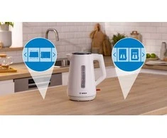 Virdulys Bosch TWK1M121 MyMoment 1,7 l, Baltas