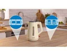 Virdulys Bosch TWK1M127 MyMoment 1,7 l, Smėlio spalvos