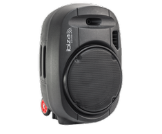 Ibiza Sound PORT12UHF-MKII NEŠIOJAMA GARSO SISTEMA SU AKUMULIATORIUMI + 2X UHF BELAIDŽIAI MIKROFONAI, USB/SD/AUX/BLUETOOTH, 12''/30CM