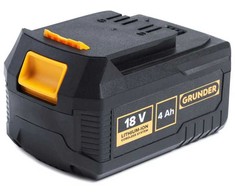 Akumuliatorius Grunder BA-1840C, 18 V, 4000 mAh
