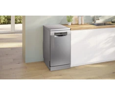 Bosch Stacionari indaplovė SPS4EMI17E, šlifuoto plieno, apsauga nuo pirštų atspaudų, 45 cm