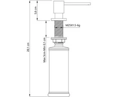 Dozatorius Quadron LORI, MFT001-BLM