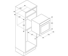 Dujinė orkaitė CANDY FLG202/1N