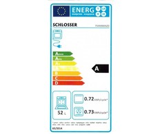 Dujinė viryklė su elektrinė orkaite Schlosser FS4406MAZD, juoda