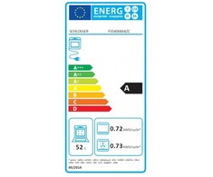 Dujinė viryklė su elektrine orkaite Schlosser FS5406MAZCR