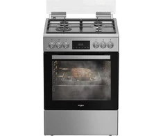 Dujinė viryklė su elektrine orkaite Whirlpool W6G8LCSWX