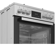 Dujinė viryklė su elektrine orkaite Whirlpool W6G8LCSWX