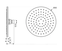 Ideal Standard IdealRain so galva STANDART#B9442AA