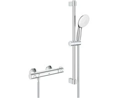 Grohe Grohtherm 800 termostatinis dušo komplektas su Tempesta II, 600mm, chromas (naujas vietoj 3456001)