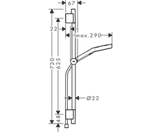 Dušo komplektas Hansgrohe Rainfinity 28745990, aukso