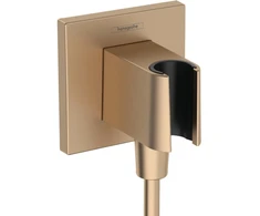 Hansgrohe dušas izvads ar dušas galvas turētāju Fixfit E, brushed bronze