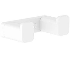 Dvigubas rankšluosčių kabliukas Hansgrohe AddStoris 41755700, baltas matinis