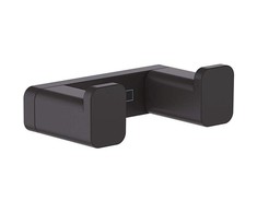 Dvigubas rankšluosčių kabliukas Hansgrohe AddStoris 41755670, juoda matinė