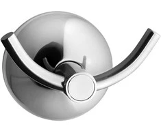 Dvigubas rankšluosčių kabliukas Kapitan CLASSIC 52 02, chromo