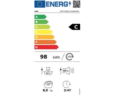 Džiovyklė AEG TR9T75685