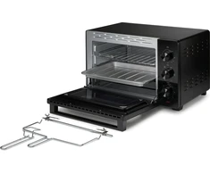 Elektrinė krosnelė Mini orkaitė Hisense HOM30M, 30 L, 1600 W, juoda